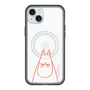 スリムプロテクションプレミアムケース with MagSafe［ MOOMIN - Angry face ］