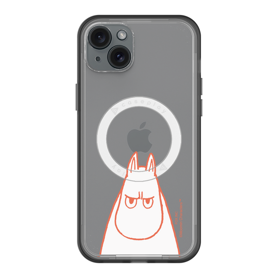 スリムプロテクションプレミアムケース with MagSafe［ MOOMIN - Angry face ］