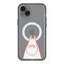 スリムプロテクションプレミアムケース with MagSafe［ MOOMIN - Angry face ］