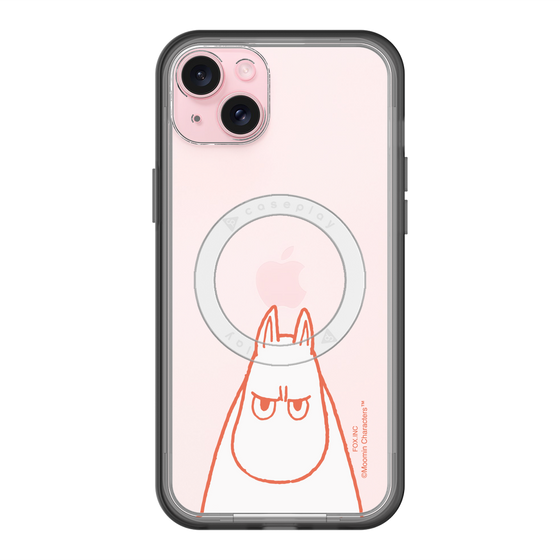 スリムプロテクションプレミアムケース with MagSafe［ MOOMIN - Angry face ］