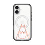 スリムプロテクションプレミアムケース with MagSafe［ MOOMIN - Angry face ］