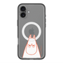 スリムプロテクションプレミアムケース with MagSafe［ MOOMIN - Angry face ］