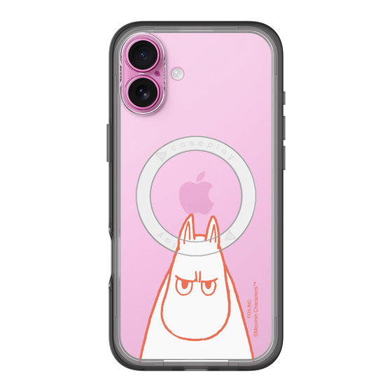 スリムプロテクションプレミアムケース with MagSafe［ MOOMIN - Angry face ］