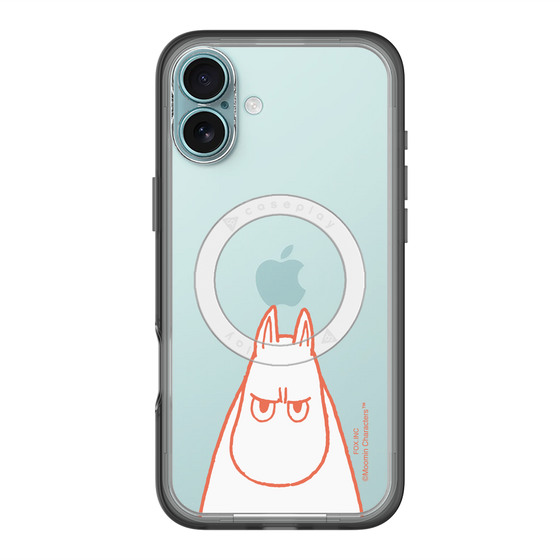 スリムプロテクションプレミアムケース with MagSafe［ MOOMIN - Angry face ］