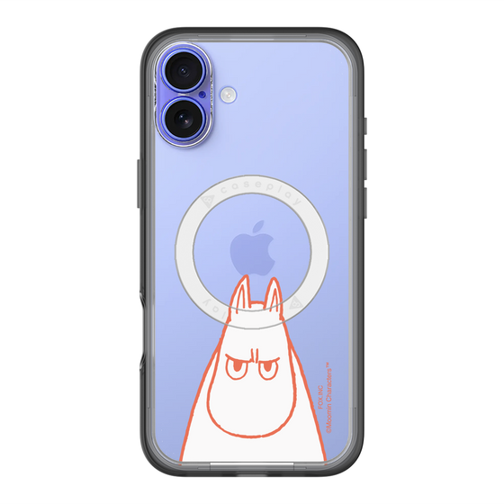 スリムプロテクションプレミアムケース with MagSafe［ MOOMIN - Angry face ］