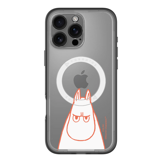 スリムプロテクションプレミアムケース with MagSafe［ MOOMIN - Angry face ］