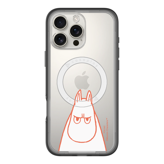スリムプロテクションプレミアムケース with MagSafe［ MOOMIN - Angry face ］