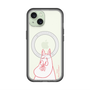 スリムプロテクションプレミアムケース with MagSafe［ MOOMIN - Blushing face ］