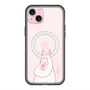 スリムプロテクションプレミアムケース with MagSafe［ MOOMIN - Blushing face ］