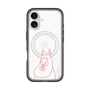 スリムプロテクションプレミアムケース with MagSafe［ MOOMIN - Blushing face ］