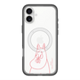 スリムプロテクションプレミアムケース with MagSafe［ MOOMIN - Blushing face ］
