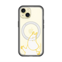 スリムプロテクションプレミアムケース with MagSafe［ MOOMIN - Happy face ］