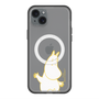 スリムプロテクションプレミアムケース with MagSafe［ MOOMIN - Happy face ］