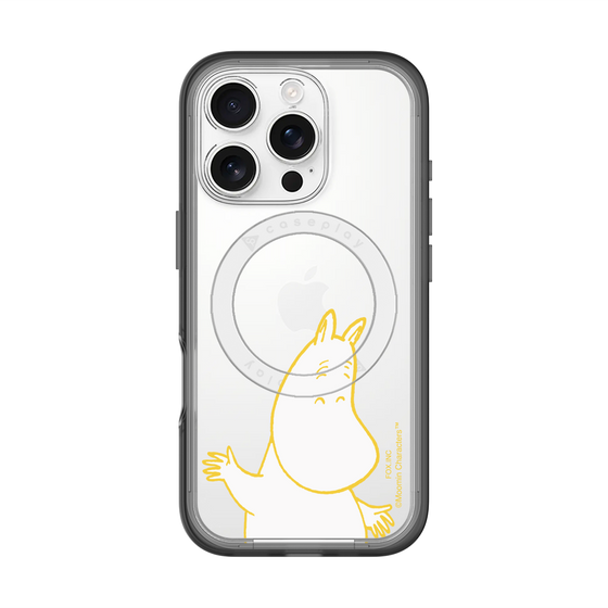 スリムプロテクションプレミアムケース with MagSafe［ MOOMIN - Happy face ］