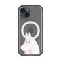 スリムプロテクションプレミアムケース with MagSafe［ MOOMIN - Fearful face ］