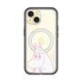 スリムプロテクションプレミアムケース with MagSafe［ MOOMIN - Fearful face ］