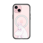スリムプロテクションプレミアムケース with MagSafe［ MOOMIN - Fearful face ］