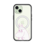 スリムプロテクションプレミアムケース with MagSafe［ MOOMIN - Fearful face ］