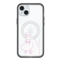 スリムプロテクションプレミアムケース with MagSafe［ MOOMIN - Fearful face ］