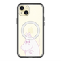 スリムプロテクションプレミアムケース with MagSafe［ MOOMIN - Fearful face ］