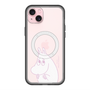 スリムプロテクションプレミアムケース with MagSafe［ MOOMIN - Fearful face ］