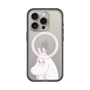 スリムプロテクションプレミアムケース with MagSafe［ MOOMIN - Fearful face ］