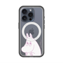 スリムプロテクションプレミアムケース with MagSafe［ MOOMIN - Fearful face ］