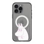 スリムプロテクションプレミアムケース with MagSafe［ MOOMIN - Fearful face ］