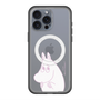 スリムプロテクションプレミアムケース with MagSafe［ MOOMIN - Fearful face ］