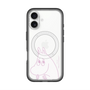 スリムプロテクションプレミアムケース with MagSafe［ MOOMIN - Fearful face ］