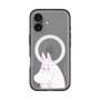 スリムプロテクションプレミアムケース with MagSafe［ MOOMIN - Fearful face ］