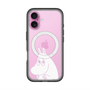 スリムプロテクションプレミアムケース with MagSafe［ MOOMIN - Fearful face ］