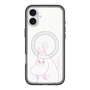 スリムプロテクションプレミアムケース with MagSafe［ MOOMIN - Fearful face ］
