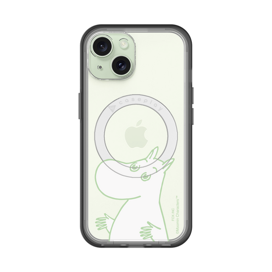 スリムプロテクションプレミアムケース with MagSafe［ MOOMIN - Sparkling face ］
