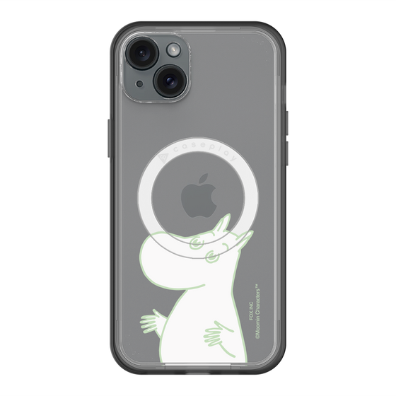 スリムプロテクションプレミアムケース with MagSafe［ MOOMIN - Sparkling face ］