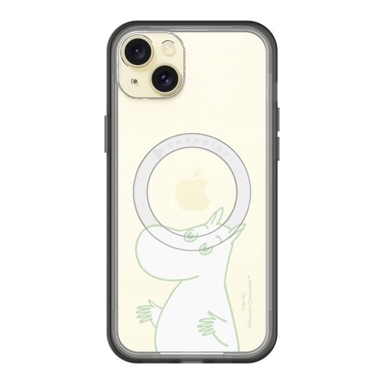 スリムプロテクションプレミアムケース with MagSafe［ MOOMIN - Sparkling face ］