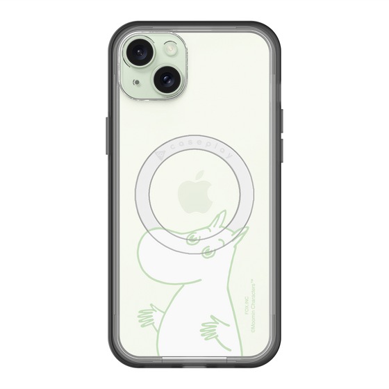 スリムプロテクションプレミアムケース with MagSafe［ MOOMIN - Sparkling face ］