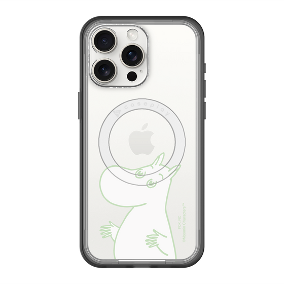 スリムプロテクションプレミアムケース with MagSafe［ MOOMIN - Sparkling face ］