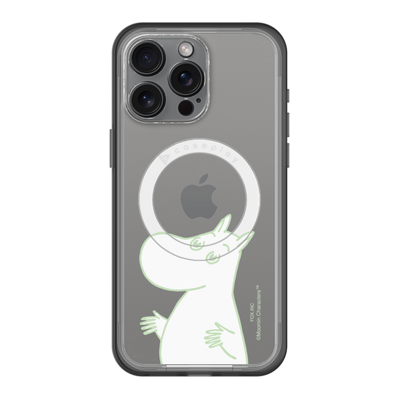 スリムプロテクションプレミアムケース with MagSafe［ MOOMIN - Sparkling face ］