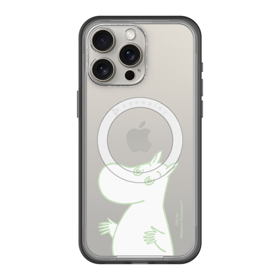 スリムプロテクションプレミアムケース with MagSafe［ MOOMIN - Sparkling face ］