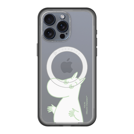 スリムプロテクションプレミアムケース with MagSafe［ MOOMIN - Sparkling face ］