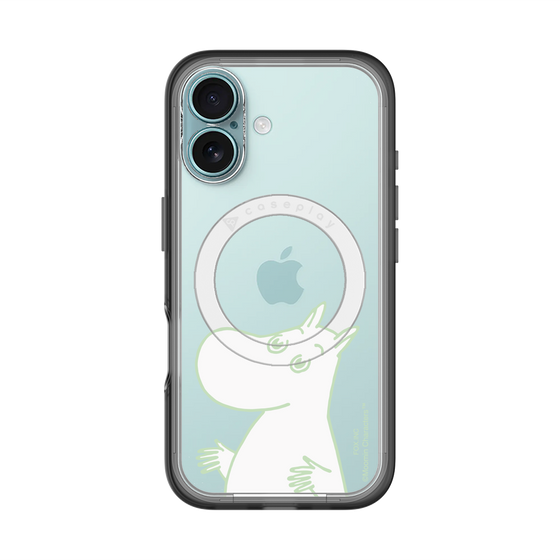 スリムプロテクションプレミアムケース with MagSafe［ MOOMIN - Sparkling face ］