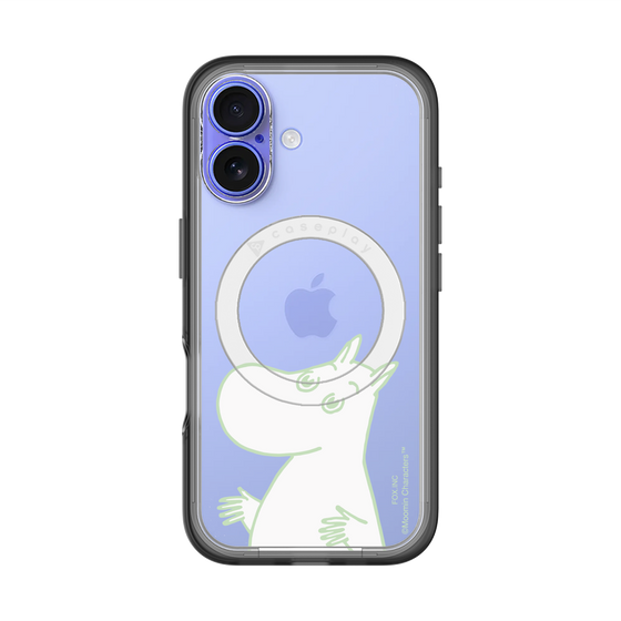 スリムプロテクションプレミアムケース with MagSafe［ MOOMIN - Sparkling face ］