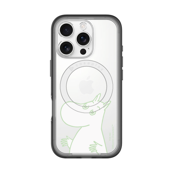 スリムプロテクションプレミアムケース with MagSafe［ MOOMIN - Sparkling face ］