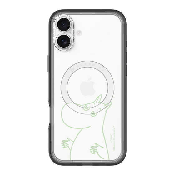 スリムプロテクションプレミアムケース with MagSafe［ MOOMIN - Sparkling face ］