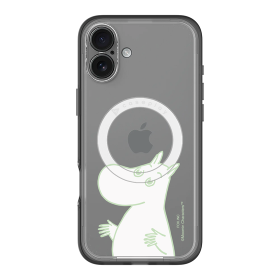 スリムプロテクションプレミアムケース with MagSafe［ MOOMIN - Sparkling face ］
