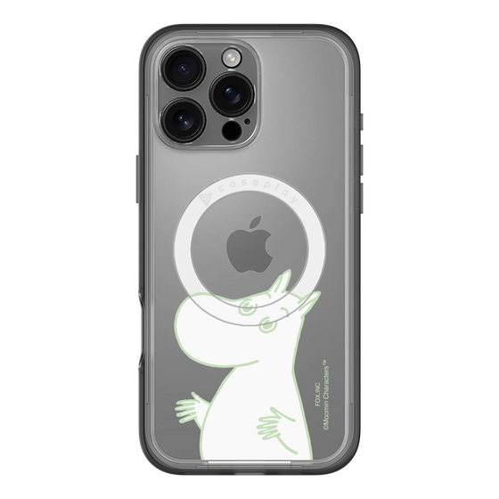 スリムプロテクションプレミアムケース with MagSafe［ MOOMIN - Sparkling face ］