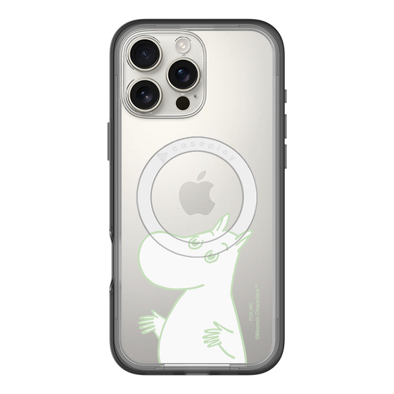 スリムプロテクションプレミアムケース with MagSafe［ MOOMIN - Sparkling face ］