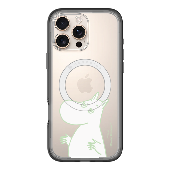 スリムプロテクションプレミアムケース with MagSafe［ MOOMIN - Sparkling face ］