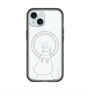 スリムプロテクションプレミアムケース with MagSafe［ MOOMIN - Troubled face ］